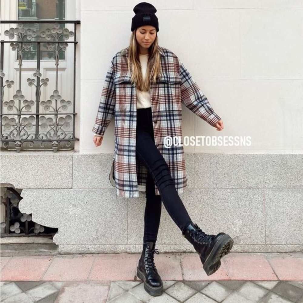 ZARA Long Jacket with Pockets - Picture 8 of 16